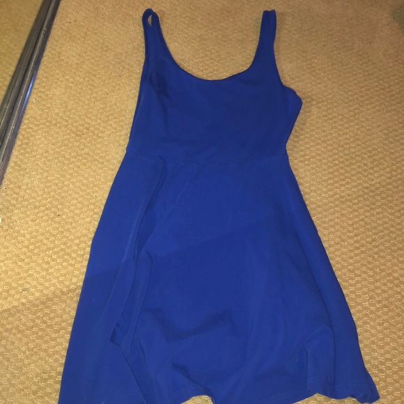 Express Dresses & Skirts - Express bright blue skater dress